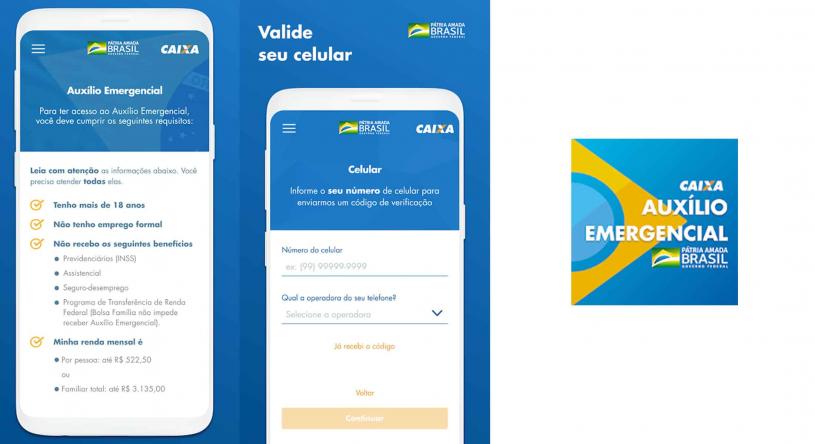 Auxílio Emergencial : Já está disponível para download o Aplicativo de Cadastro para Recebimento da renda básica emergencial